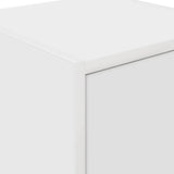 ZNTS Garage Wall Cabinets 2 pcs White Engineered Wood 860608