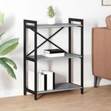 Bookshelf 60 x 30 x 85 cm Engineered Wood Grey sonoma 868398