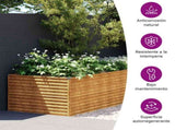 Garden Raised Bed 479x100x69 cm Corten Steel 152006