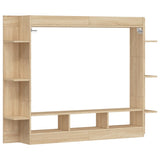 TV Cabinet Sonoma Oak 152x22x113 cm Engineered Wood 833724