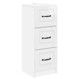Drawer Cabinet High Gloss White 33 x 34.5 x 87 cm 895769