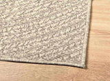 Rug ZIZUR Cream 100x200 cm Jute Look Indoor and Outdoor 4010375
