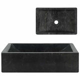 142772 Sink 45x30x12 cm Marble High Gloss Black
