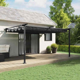 Gazebo 400 x 300 x 200 cm Anthracite Polyester 4003975