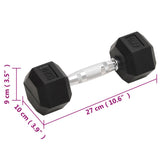 Dumbbells 2 pcs 8 kg Total Cast Iron 93600