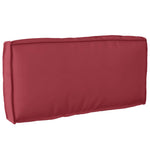 Pallet Cushion Set 2 pcs Wine red 80 x 80 x 12 cm Oxford fabric 3329075