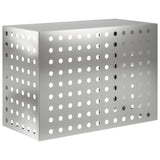 Air Conditioner Cover Silver 100 x 50 x 70 cm Galvanised Steel 8014134