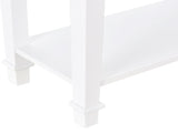 Console Table Hallway Side Desk 1 Drawer 2 Shelves Worktop Handle Retro Elegant Style Home Display T3398P328355
