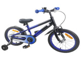 Kids Bike 16 Inches for 4-6 Years Old Blue Black 42009341