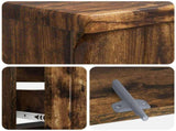 Bathroom Sink Cabinet ZWOLLE Smoked Oak 82 x 41x 58.5 cm 896360
