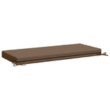 2-Piece Bench Cushions SOEST 2 pcs 100% Polyester Taupe 950129