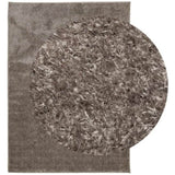 Rug ISTAN High Pile Shiny Look Grey 200x280 cm 375679
