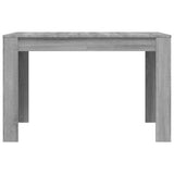 Dining Table Grey Sonoma 120x60x76 cm Engineered Wood 838190