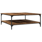 Coffee Table Old wood 100 x 100 x 40 cm Engineered Wood 883500