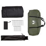 Family Tent Army Green 12-Person Polycotton 42017503