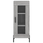 Highboard Grey Sonoma 34.5x34x180 cm Engineered Wood 3199055