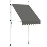 143687 Manual Retractable Awning 150 cm Anthracite