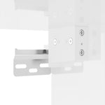 Wall Mounted Cabinets 2 pcs High Gloss White Engineered Wood 3197989