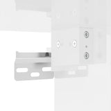 Wall Mounted Cabinets 2 pcs High Gloss White Engineered Wood 3197989