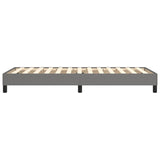Box Spring Bed Frame Dark Grey 90x200 cm Fabric 3120485
