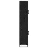 Highboard Black Oak 69.5 x 34 x 180 cm Engineered Wood 3403194