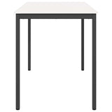 Bar Table White 180 x 90 x 105 cm Solid Pine Wood 892812