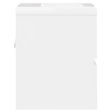 Sink Cabinet with Built-in Basin White Engineered Wood 3071531