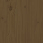 Bed Frame without Mattress Honey Brown 120x190cm Small Double 810468
