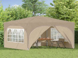 Pop-up Party Tent 290 x 290 x 245 cm Cream 42019867