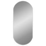 Wall Mirror Silver 90x40 cm Oval 348193