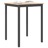 Bar Table Natural 80 x 80 x 105 cm Solid Pine Wood 892801