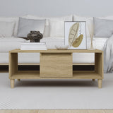 Coffee Table Sonoma Oak 90x50x36,5 cm Engineered Wood 821063