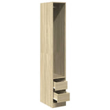 Wardrobe Sonoma Oak 30x50x200 cm Engineered Wood 3307740