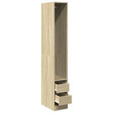Wardrobe Sonoma Oak 30x50x200 cm Engineered Wood 3307740