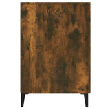 Desk Smoked Oak 140x50x75 cm Engineered Wood 817552
