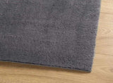 Rug HUARTE Short Pile Soft and Washable Anthracite 120x120 cm 374999