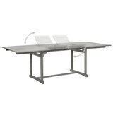 Garden Dining Table x100x75 cm Solid Acacia Wood 316573
