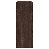 Shoe Cabinet Brown Oak 80x21x57 cm Engineered Wood 839916