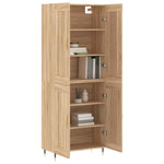 Highboard Sonoma Oak 69.5x34x180 cm Engineered Wood 3199668