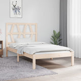 Bed Frame without Mattress Solid Wood Single 3103963