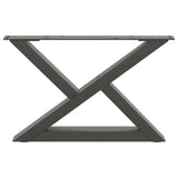 Coffee Table Legs 2 pcs Anthracite 60x cm Steel 4012690