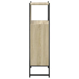 Bathroom Cabinet Sonoma Oak 33x33x120.5 cm Engineered Wood 842467