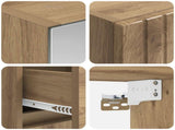 Bathroom Furniture Set 4 pcs Artisan Oak 3407470