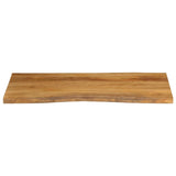 Table Top 110x60x3.8 cm Live Edge Solid Wood Mango 370791