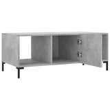 Coffee Table Concrete Grey 102x50x40 cm Engineered Wood 829304