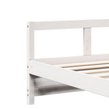 Daybed without Mattress White 80x200 cm Solid Wood Pine 854959
