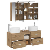 Bathroom Furniture Set 4 pcs Artisan Oak 3407022