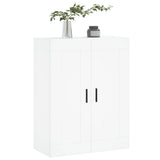 Wall Mounted Cabinet White 69.5x34x90 cm Engineered Wood 830396