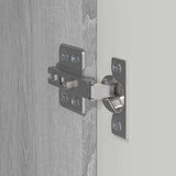 TV Wall Cabinet Grey Sonoma 30 x 31 x 80 cm Engineered Wood 892301