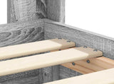 Bed Frame with Storage and Headboard Grey Sonoma 90 x 190 cm 3414346